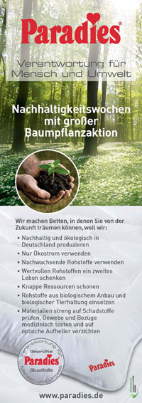 Anzeige Baumpflanzaktion