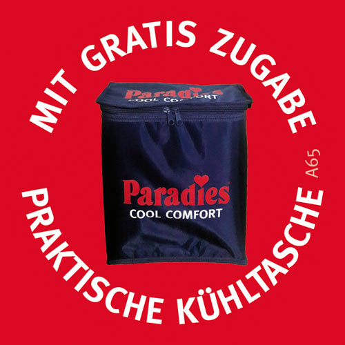 Mit praktischer Kühltasche - Gratis