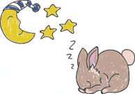 Schlafender Hase